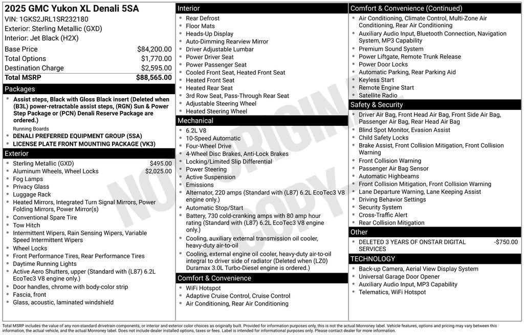2025 GMC Yukon XL Denali