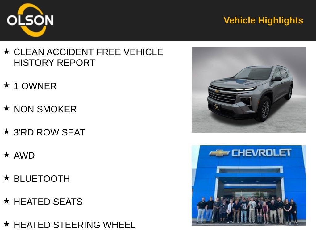 2025 Chevrolet Traverse LT