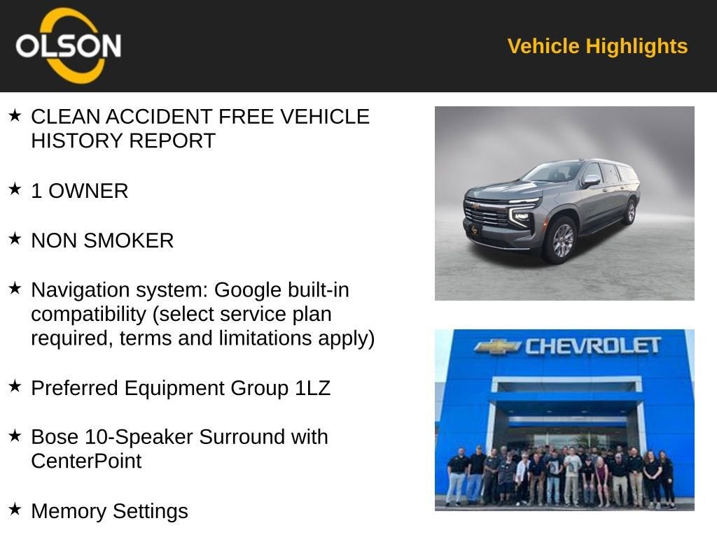 2025 Chevrolet Suburban Premier