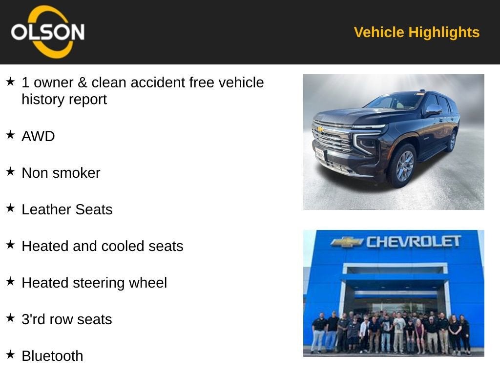 2025 Chevrolet Tahoe Premier