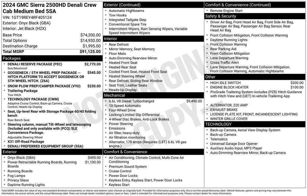 2024 GMC Sierra 2500 HD Denali