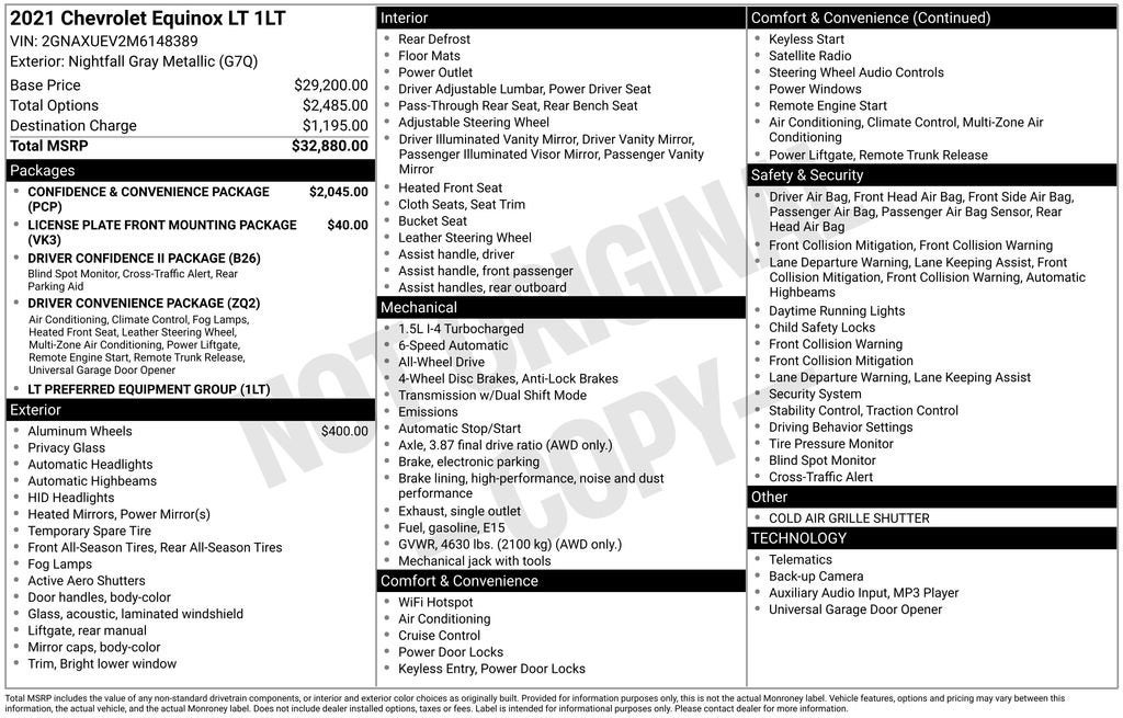 2021 Chevrolet Equinox LT