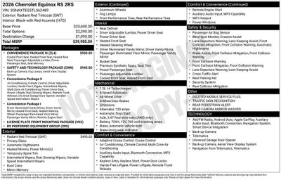 2026 Chevrolet Equinox RS