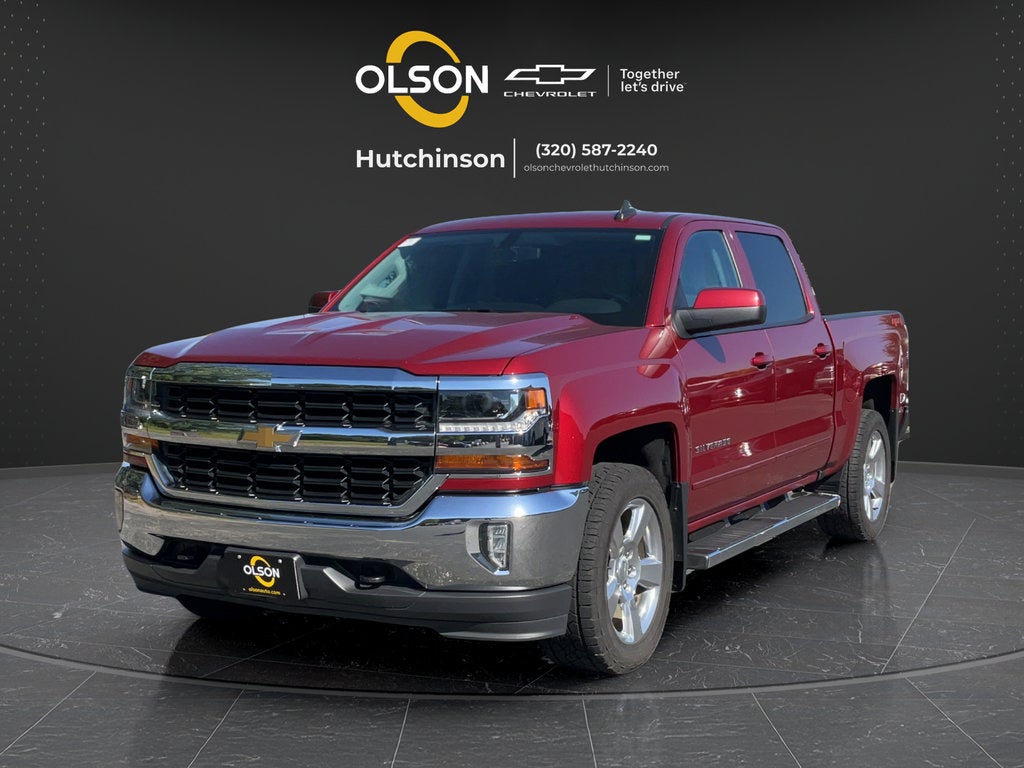Used 2018 Chevrolet Silverado 1500 LT with VIN 3GCUKRECXJG327196 for sale in Hutchinson, Minnesota