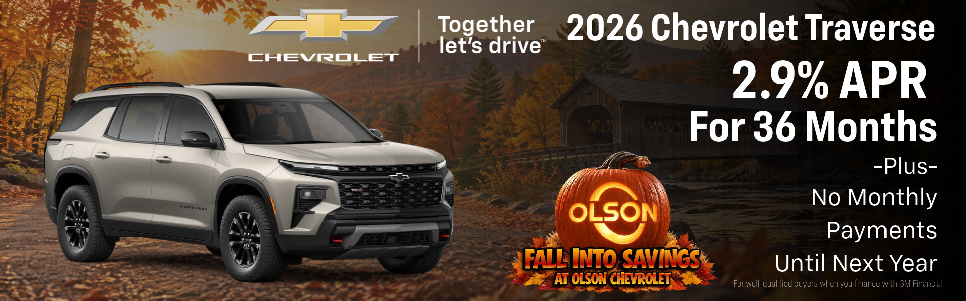 OCTOBER FALL SAVINGS