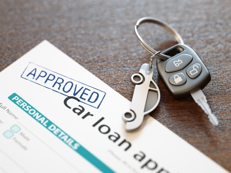 Approved car loan paperwork
