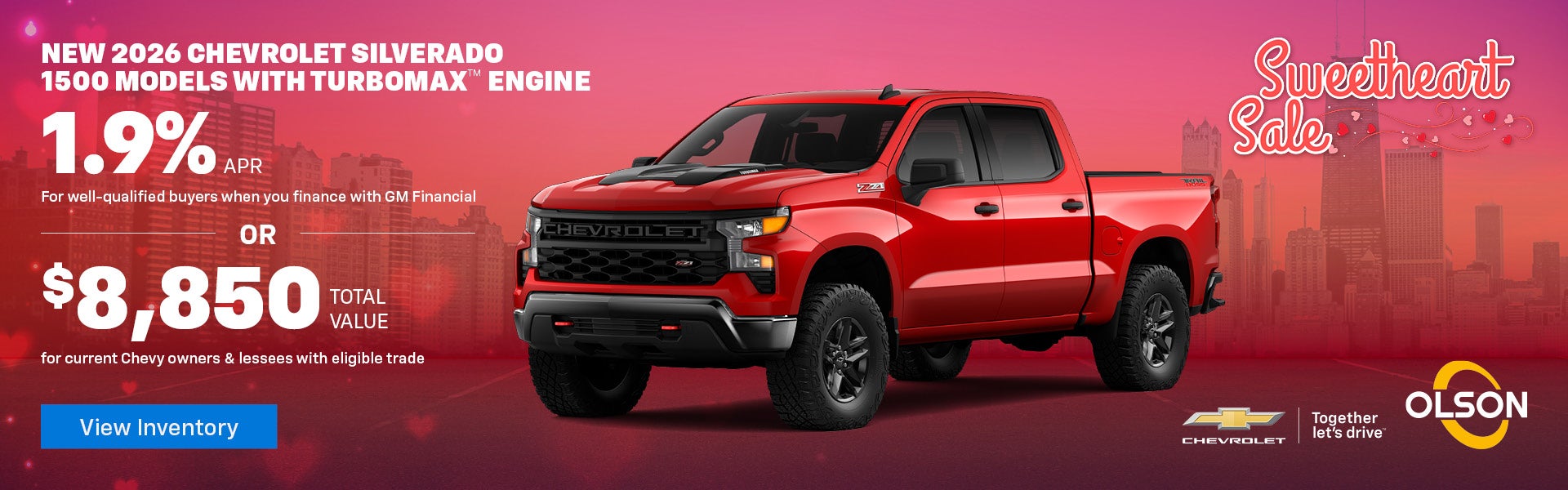 New 2026 Chevrolet Silverado 1500 Models with TurboMax™ 