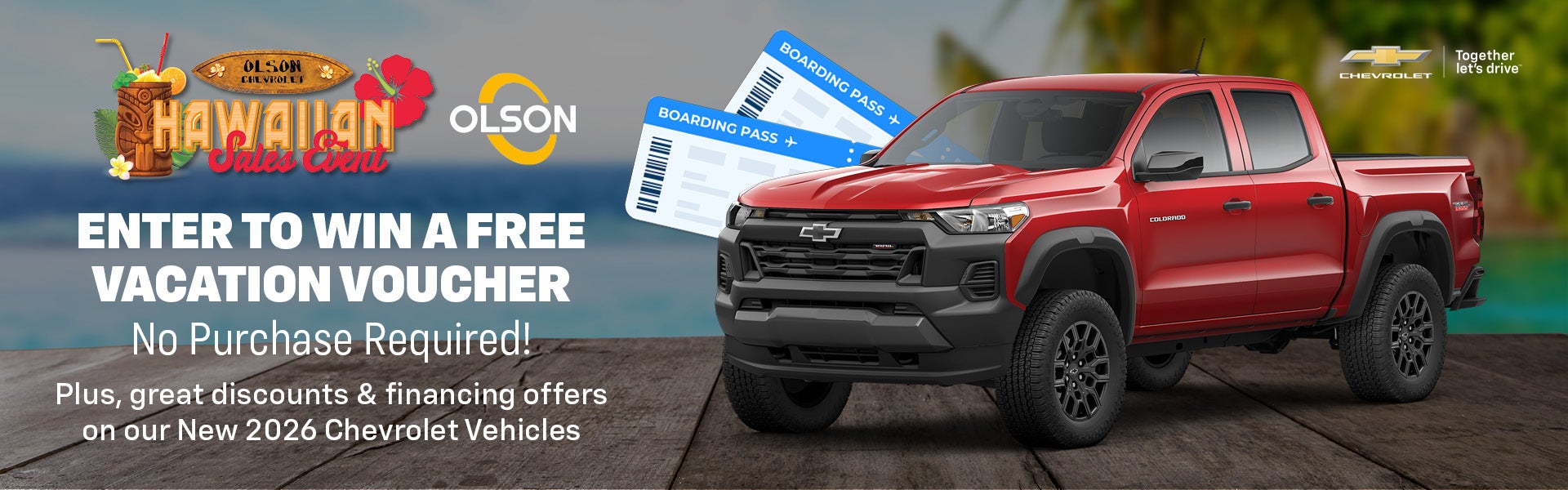 Olson Chevrolet’s Hawaiian Sales Event