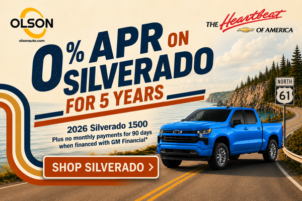 0% Apr for 60 months on all New Silverado 1500