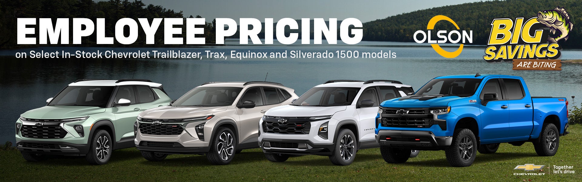 Employee Pricing on Select In-Stock Chevrolet Trailblazer, T